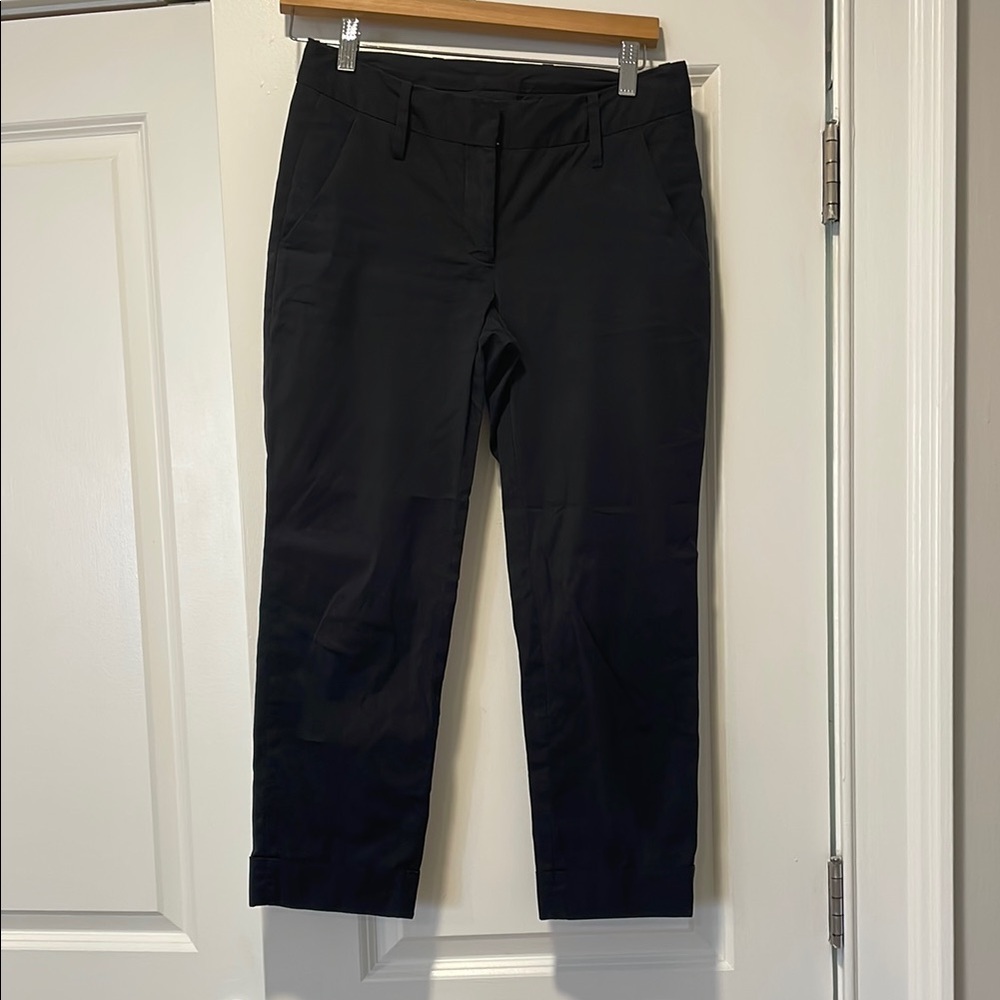 Black cropped Dress Pants
